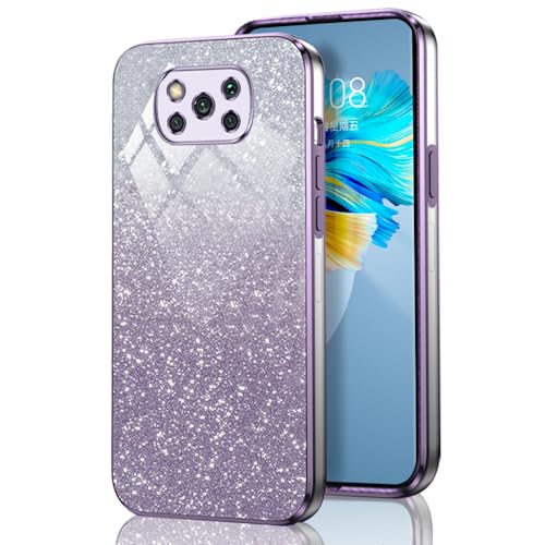 GOGME Glitter Hülle für Xiaomi Poco X3 NFC/Poco X3 Pro, Galvanisierter Rahmen TPU Handyhülle Funkeln/Transparent Stoßfest Kratzfest Schutzhülle. Lila GOGME Glitter Hülle für Xiaomi Poco X3 NFC/Poco X3 Pro, Galvanisierter Rahmen TPU Handyhülle Funkeln/Transparent Stoßfest Kratzfest Schutzhülle. Lila von GOGME