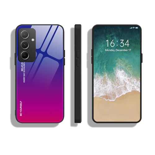 GOGME Hülle aus Farbverlauf für Samsung Galaxy A56 5G, Silikon Soft TPU-Rahmen und Gehärtetes Glas Zurück Schock-Absorption Schutzhülle Handyhülle Case - 4 GOGME Hülle aus Farbverlauf für Samsung Galaxy A56 5G, Silikon Soft TPU-Rahmen und Gehärtetes Glas Zurück Schock-Absorption Schutzhülle Handyhülle Case - 4 von GOGME