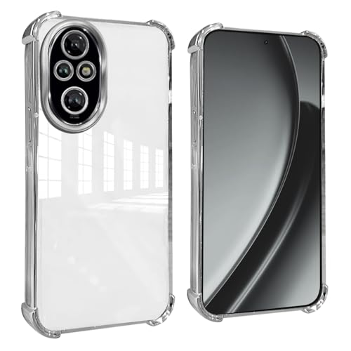 GOGME Hülle für Huawei Honor 200 Pro Verstärkte Ecken Handyhülle mit Kamerafolie Schutzhülle/TPU Kratzfest Stoßfest Weich Transparent Design - Silber GOGME Hülle für Huawei Honor 200 Pro Verstärkte Ecken Handyhülle mit Kamerafolie Schutzhülle/TPU Kratzfest Stoßfest Weich Transparent Design - Silber von GOGME
