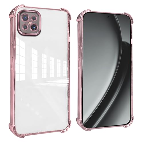 GOGME Hülle für Oppo Reno 4Z 5G (Reno4 Z) Verstärkte Ecken Handyhülle mit Kamerafolie Schutzhülle/TPU Kratzfest Stoßfest Weich Transparent Design - Rot von GOGME