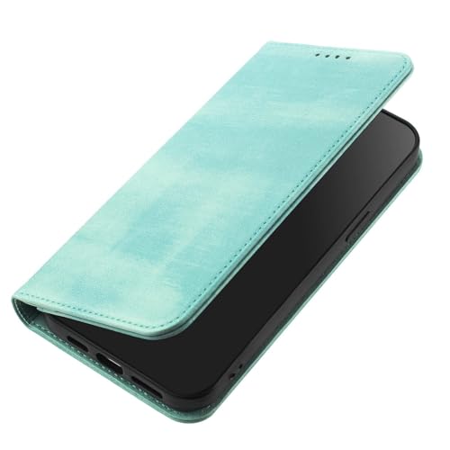 GOGME Hülle für Samsung Galaxy S21+ Plus, Premium Leder Handyhülle mit RFID-Schutz, Brieftasche Schutzhülle mit Kartenfächern und Ständer - Hellgrün GOGME Hülle für Samsung Galaxy S21+ Plus, Premium Leder Handyhülle mit RFID-Schutz, Brieftasche Schutzhülle mit Kartenfächern und Ständer - Hellgrün von GOGME
