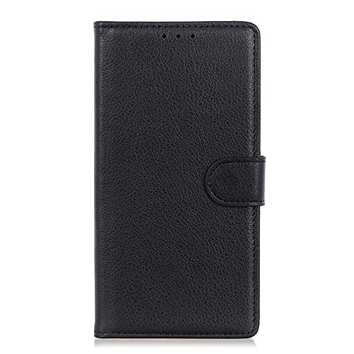 GOGME Hülle für Sony Xperia 10 IV, Klapphülle Handytasche Case, Leder PU/TPU Handyhülle Bumper, Schutzhülle mit Brieftasche/Halter/Kartensteckplatz, Schwarz von GOGME