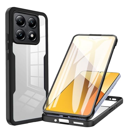 GOGME Hülle für Xiaomi 14T Pro 5G - Mit Bildschirmschutz, Stoßfeste Handyhülle, Fallfeste Schutzhülle, Kratzfestes Stilvolles Bumper-Design, Schwarz GOGME Hülle für Xiaomi 14T Pro 5G - Mit Bildschirmschutz, Stoßfeste Handyhülle, Fallfeste Schutzhülle, Kratzfestes Stilvolles Bumper-Design, Schwarz von GOGME