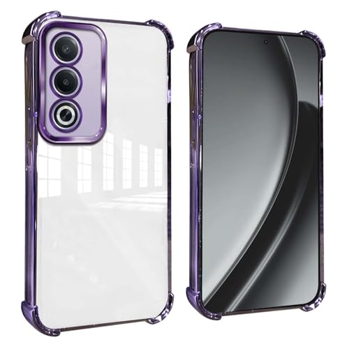 GOGME Hülle für Xiaomi Poco M7 Pro 5G Verstärkte Ecken Handyhülle mit Kamerafolie Schutzhülle/TPU Kratzfest Stoßfest Weich Transparent Design - Lila GOGME Hülle für Xiaomi Poco M7 Pro 5G Verstärkte Ecken Handyhülle mit Kamerafolie Schutzhülle/TPU Kratzfest Stoßfest Weich Transparent Design - Lila von GOGME