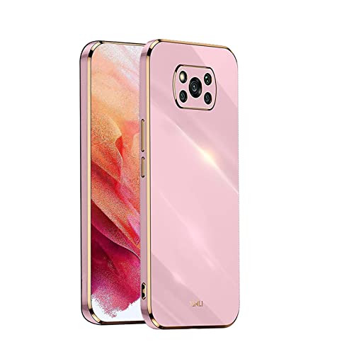 GOGME Hülle für Xiaomi Poco X3 NFC/Poco X3 Pro, Premium Qualität Ultradünn Weiche Galvanisieren von TPU Handyhülle, Silikon TPU Schock-Absorption Schutzhülle Case. Lila von GOGME