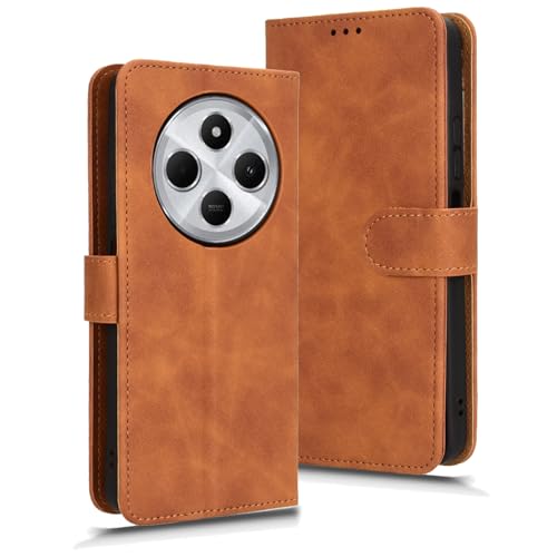 GOGME Hülle für Xiaomi Redmi 14C / Poco C75, Premium PU + TPU Flip Case Brieftasche Schutzhülle Handyhülle mit Ständer Funktion/Kartensteckplätzen, Braun GOGME Hülle für Xiaomi Redmi 14C / Poco C75, Premium PU + TPU Flip Case Brieftasche Schutzhülle Handyhülle mit Ständer Funktion/Kartensteckplätzen, Braun von GOGME