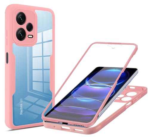 GOGME Hülle für Xiaomi Redmi Note 12 Pro+ Plus 5G - Mit Bildschirmschutz, Stoßfeste Handyhülle, Fallfeste Schutzhülle, Kratzfestes Stilvolles Bumper-Design, Rosa GOGME Hülle für Xiaomi Redmi Note 12 Pro+ Plus 5G - Mit Bildschirmschutz, Stoßfeste Handyhülle, Fallfeste Schutzhülle, Kratzfestes Stilvolles Bumper-Design, Rosa von GOGME