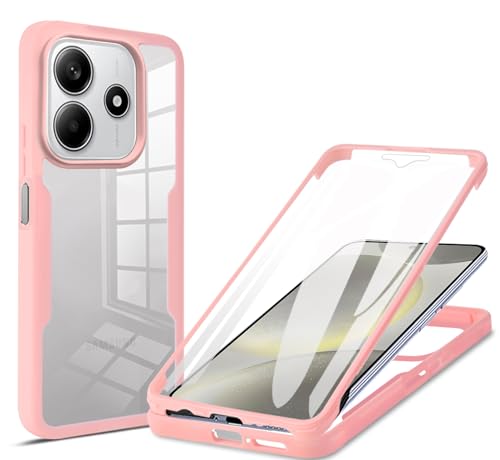 GOGME Hülle für Xiaomi Redmi Note 14 5G - Mit Bildschirmschutz, Stoßfeste Handyhülle, Fallfeste Schutzhülle, Kratzfestes Stilvolles Bumper-Design, Rosa GOGME Hülle für Xiaomi Redmi Note 14 5G - Mit Bildschirmschutz, Stoßfeste Handyhülle, Fallfeste Schutzhülle, Kratzfestes Stilvolles Bumper-Design, Rosa von GOGME