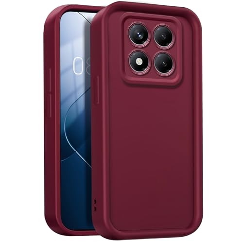 GOGME Hülle für Xiaomi Redmi Note 14 Pro 4G Cover, Ultradünnen Weiches Silikon TPU Schutzhülle, Staubschutz Robuste Handyhülle - Weinrot GOGME Hülle für Xiaomi Redmi Note 14 Pro 4G Cover, Ultradünnen Weiches Silikon TPU Schutzhülle, Staubschutz Robuste Handyhülle - Weinrot von GOGME