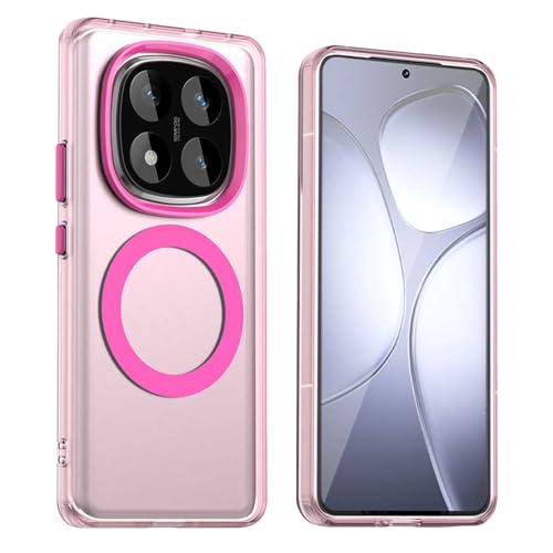 GOGME Hülle für Xiaomi Redmi Note 14 Pro 5G / Poco X7 5G, Kompatibel mit MagSafe, Anti-Scratch PC + TPU Schutzhülle, Transluzente Matt Rückseite Dünn Stoßfest Handyhülle - Rot GOGME Hülle für Xiaomi Redmi Note 14 Pro 5G / Poco X7 5G, Kompatibel mit MagSafe, Anti-Scratch PC + TPU Schutzhülle, Transluzente Matt Rückseite Dünn Stoßfest Handyhülle - Rot von GOGME