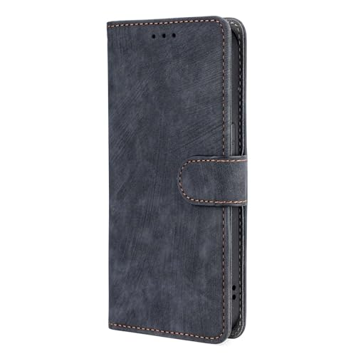 GOGME Leder Wallet Hülle für Oppo A60 4G, Schutzhülle mit Kartenfächern, Stoßfester Handyhülle und RFID-Schutz - Schwarz GOGME Leder Wallet Hülle für Oppo A60 4G, Schutzhülle mit Kartenfächern, Stoßfester Handyhülle und RFID-Schutz - Schwarz von GOGME
