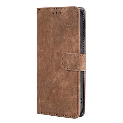GOGME Leder Wallet Hülle für Xiaomi Redmi Note 10 Pro 4G, Schutzhülle mit Kartenfächern, Stoßfester Handyhülle und RFID-Schutz - Braun GOGME Leder Wallet Hülle für Xiaomi Redmi Note 10 Pro 4G, Schutzhülle mit Kartenfächern, Stoßfester Handyhülle und RFID-Schutz - Braun von GOGME