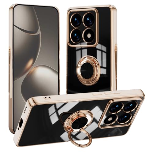 GOGME Überzug Rahmen Hülle für Xiaomi 14T 5G Mit Ringhalter, TPU Handyhülle Stoßfest Anti-Scratch Shock Absorption Cover Schutzhülle. Schwarz GOGME Überzug Rahmen Hülle für Xiaomi 14T 5G Mit Ringhalter, TPU Handyhülle Stoßfest Anti-Scratch Shock Absorption Cover Schutzhülle. Schwarz von GOGME