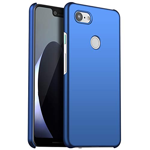GOGODOG Google Pixel 3XL / Google Pixel 3 Hülle Vollständige Abdeckung Ultra dünn Matte Anti-Rutsch Kratzen Beständig Hartschale Google Pixel 3 XL/Google Pixel 3 (Google Pixel 3XL, Blau) von GOGODOG