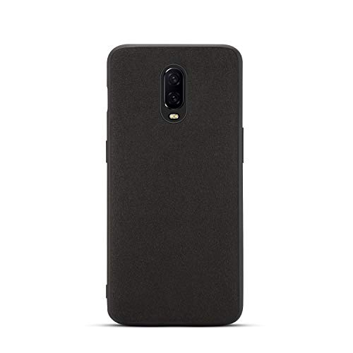 GOGODOG Oneplus 6T Hülle Schutzhülle voller Schutz ultradünne Matte Anti-Scratch-Kohlefaser Mode kreative Anti-Fall-Softshell geeignet TPU Oneplus 6T (Alcantara) von GOGODOG