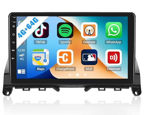 4G+64G GOHHDL Android 13 Autoradio für Mercedes-Benz C-Klasse W204 S204 2006-2011 mit Wireless Carplay & Android Auto, 9 Zoll Stereo mit Mirror Link Bluetooth GPS WiFi FM/RDS EQ SWC Rückfahrkamera 4G+64G GOHHDL Android 13 Autoradio für Mercedes-Benz C-Klasse W204 S204 2006-2011 mit Wireless Carplay & Android Auto, 9 Zoll Stereo mit Mirror Link Bluetooth GPS WiFi FM/RDS EQ SWC Rückfahrkamera von GOHHDL