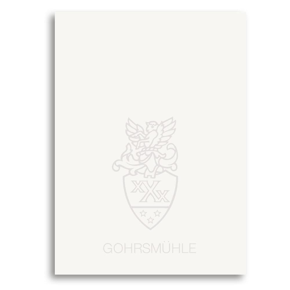 GOHRSMÜHLE Briefpapier mit Wasserzeichen DIN A4 80 g/m² GOHRSMÜHLE Briefpapier mit Wasserzeichen DIN A4 80 g/m² von GOHRSMÜHLE