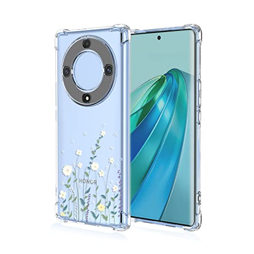 GOKEN Hülle Schutzhülle Handyhülle für Honor Magic 5 Lite (Magic5 Lite)/ Honor X9a, Transparente Weiche TPU-Silikonhülle mit Farbenfrohem Druckdesign, Stoßfest -A092 von GOKEN