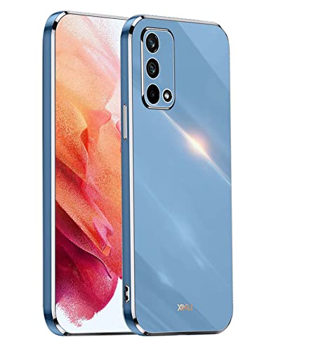 GOKEN Etui do realme GT Master Edition, etui ochronne z silikonu TPU NA Telefon komórkowy z galwanizowaniem Phnom Penh, odporne NA uderzenia Bumper Case Soft Cover, niebieskie von GOKEN