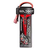 GOLDBAT RC Batterie 3000 mAh 11.1 V 3S 30C LiPo Akku Soft Case Pack mit Dean T Stecker für RC Auto Boot LKW Quadcopte Flugzeug Modellbau FPV Drone Apex usw. RC Hobby Zubehörteil von GOLDBAT