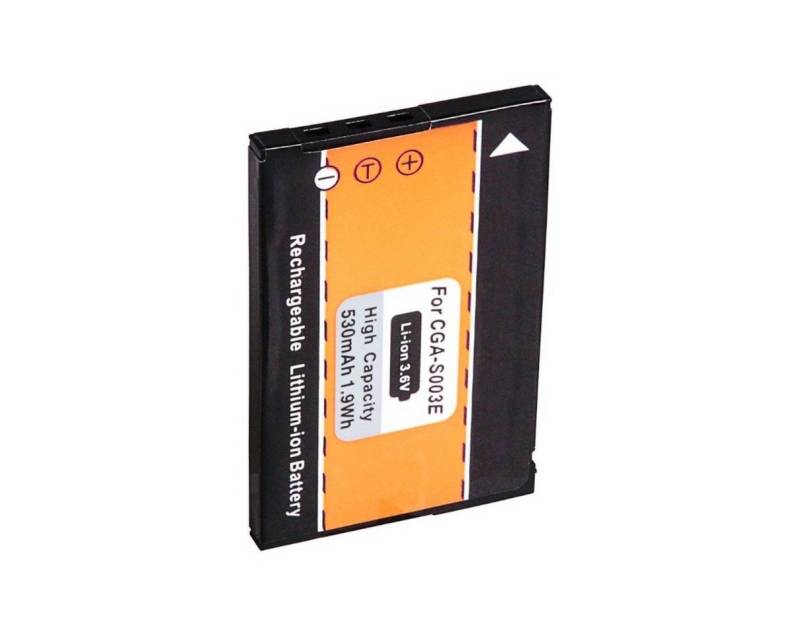 GOLDBATT Akku für Panasonic CGA-S003E SA-SA30 SA AS10 AV50 AV50A AV50S AV50T Kamera-Akku Ersatzakku 530 mAh (3,6 V, 1 St), 100% kompatibel mit den Original Akkus inklusive Überhitzungsschutz von GOLDBATT