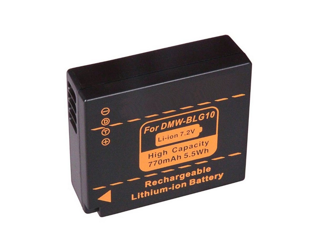 GOLDBATT Akku Panasonic DMC-GF6 DMW-BLG10 CS-BLG10MC DC-TX2 DMCGF3 DMCGF3CK Kamera-Akku Ersatzakku 770 mAh (7,2 V, 1 St), 100% kompatibel mit den Original Akkus inklusive Überhitzungsschutz von GOLDBATT