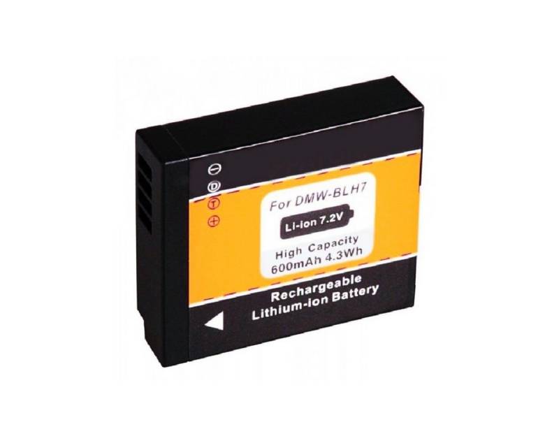 GOLDBATT Akku für Panasonic DMC-GM1 DMW-BLH7E GM1 BLH7E Kamera-Akku Ersatzakku 6000 mAh (7,2 V, 1 St), 100% kompatibel mit den Original Akkus inklusive Überhitzungsschutz von GOLDBATT
