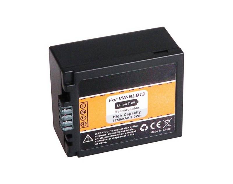 GOLDBATT Akku Panasonic DMW-BLB13 - DMC-G1 DMC-G1WEG-K G1WEG-A G1KEG-R BLB13 Kamera-Akku Ersatzakku 1250 mAh (7,2 V, 1 St), 100% kompatibel mit den Original Akkus inklusive Überhitzungsschutz von GOLDBATT