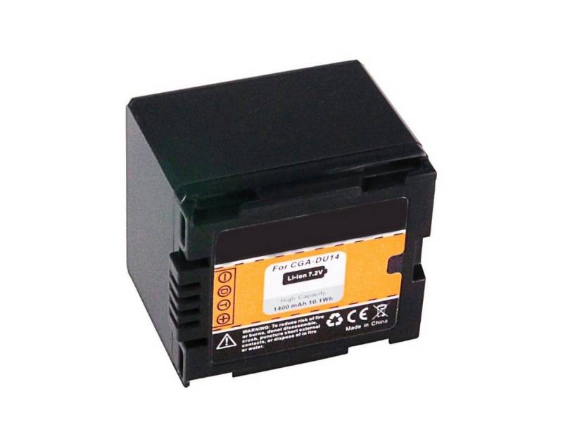 GOLDBATT Akku Panasonic NV-GS250 -GS150 -GS140 -GS75 CGA-DU14 HITACHI DZ-MV350A Kamera-Akku Ersatzakku 14000 mAh (7,2 V, 1 St), 100% kompatibel mit den Original Akkus inklusive Überhitzungsschutz von GOLDBATT