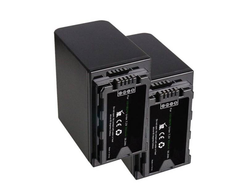 2x Akku für Panasonic VW-VBD78 AJ-PX298MC HDC-MDH2GK Aj-HPX270 Kamera-Akku Ersatzakku 7800 mAh (7,2 V, 2 St), 100% kompatibel mit den Original Akkus durch maßgefertigte Passform inklusive Überhitzungsschutz von GOLDBATT