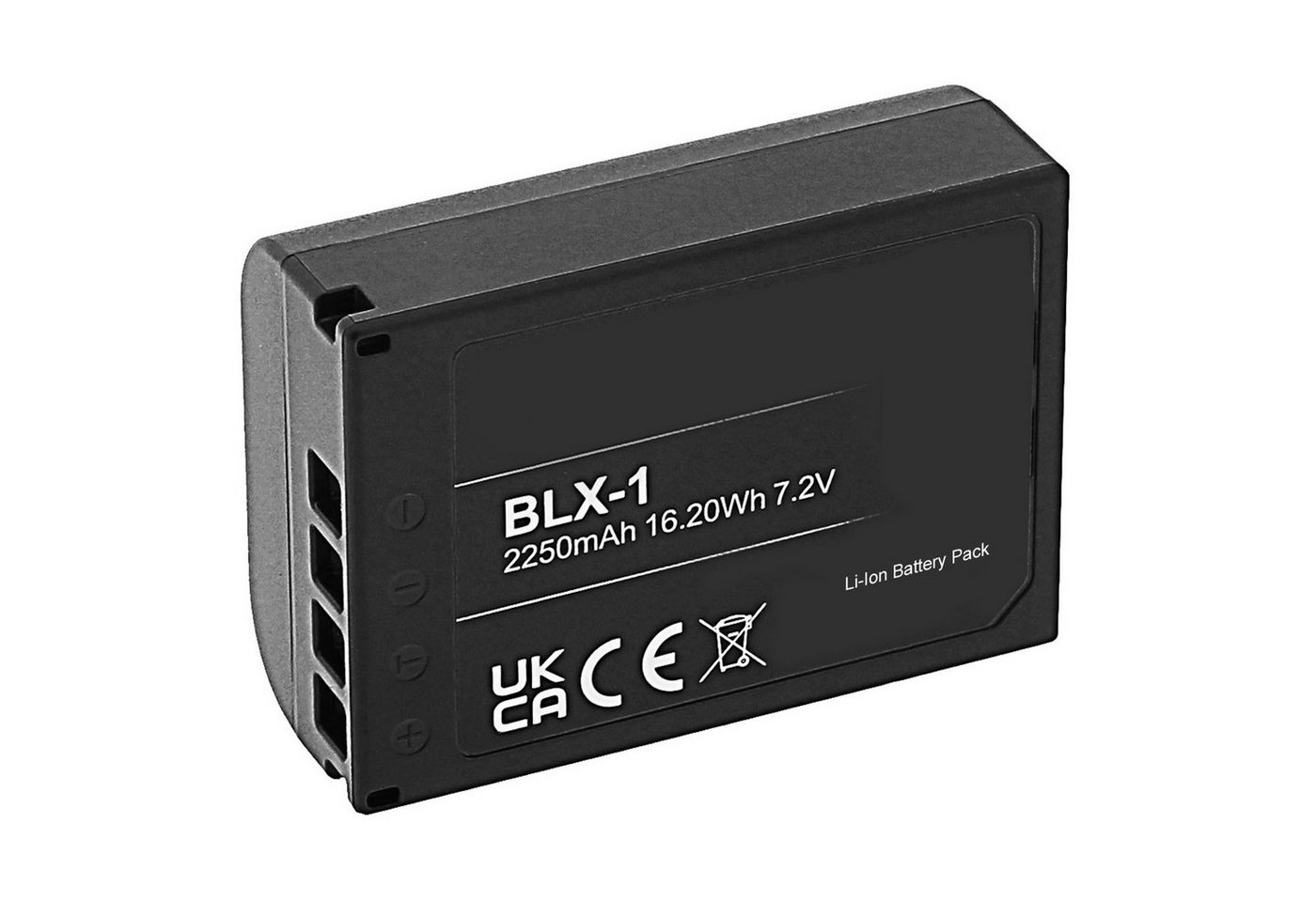 GOLDBATT Akku für Olympus BLX-1 OM-1 BLX1 OM1 Gehäuse aus feuerhemmenden V1 Material Kamera-Akku Ersatzakku 2250 mAh (7,2 V, 1 St) von GOLDBATT