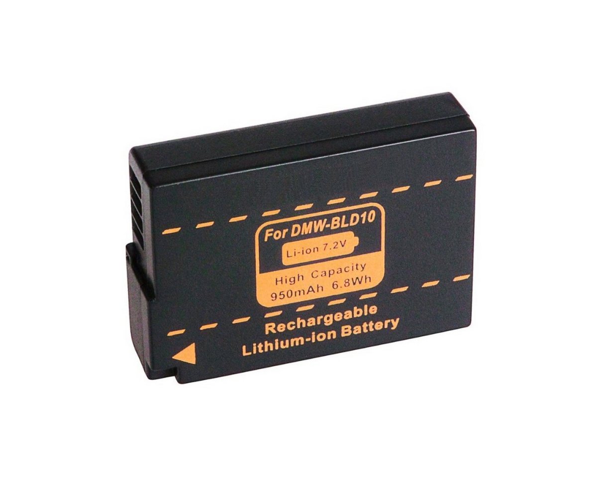 GOLDBATT Akku für Panasonic BLD10 BLD10E DMC-GF2 GF2 Kamera-Akku Ersatzakku 950 mAh (7,2 V, 1 St), 100% kompatibel mit den Original Akkus durch maßgefertigte Passform inklusive Überhitzungsschutz von GOLDBATT