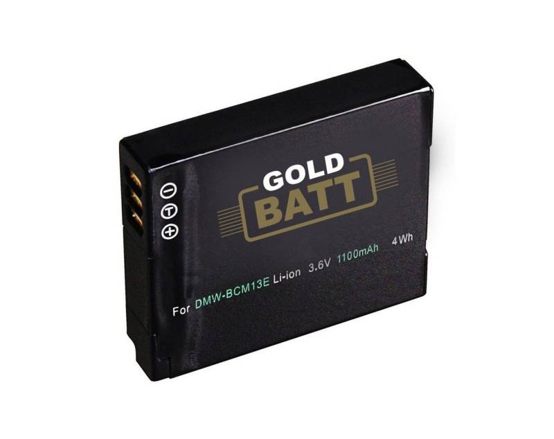 GOLDBATT für Panasonic DMW-BCM13 DMC-TZ41 DMC-TS5 DMC-FT5 DMC-TZ40 DMC-ZS30 Kamera-Akku Ersatzakku 1100 mAh (3,6 V, 1 St), kompatibel mit Original Akkus, inkl. Überhitzungsschutz von GOLDBATT