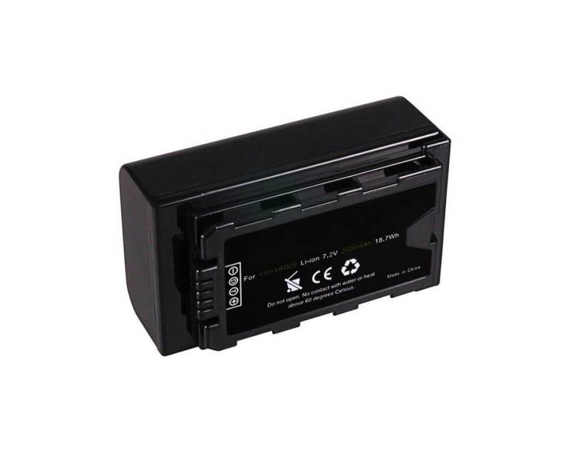GOLDBATT Akku für Panasonic VW-VBD29 AJ-PX298MC HDC-MDH2GK Aj-HPX270 Kamera-Akku Ersatzakku 2600 mAh (7,2 V, 1 St), 100% kompatibel mit den Original Akkus inklusive Überhitzungsschutz von GOLDBATT