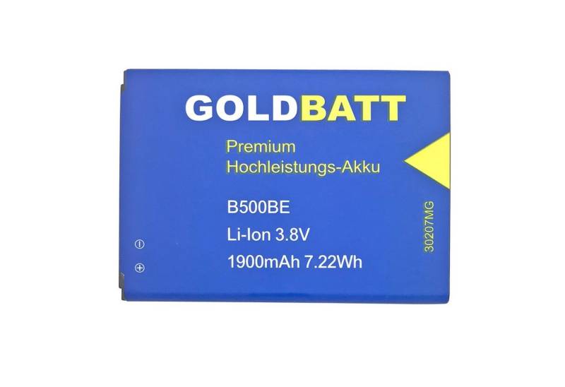 GOLDBATT Akku für Samsung Galaxy S4 mini I9190 GTi9190 GTi9192 CS-SMI257XL Duos Akku Ersatzakku Akku 1900 mAh (3,8 V, 1 St), 100% kompatibel, optimale Passgenauigkeit von GOLDBATT