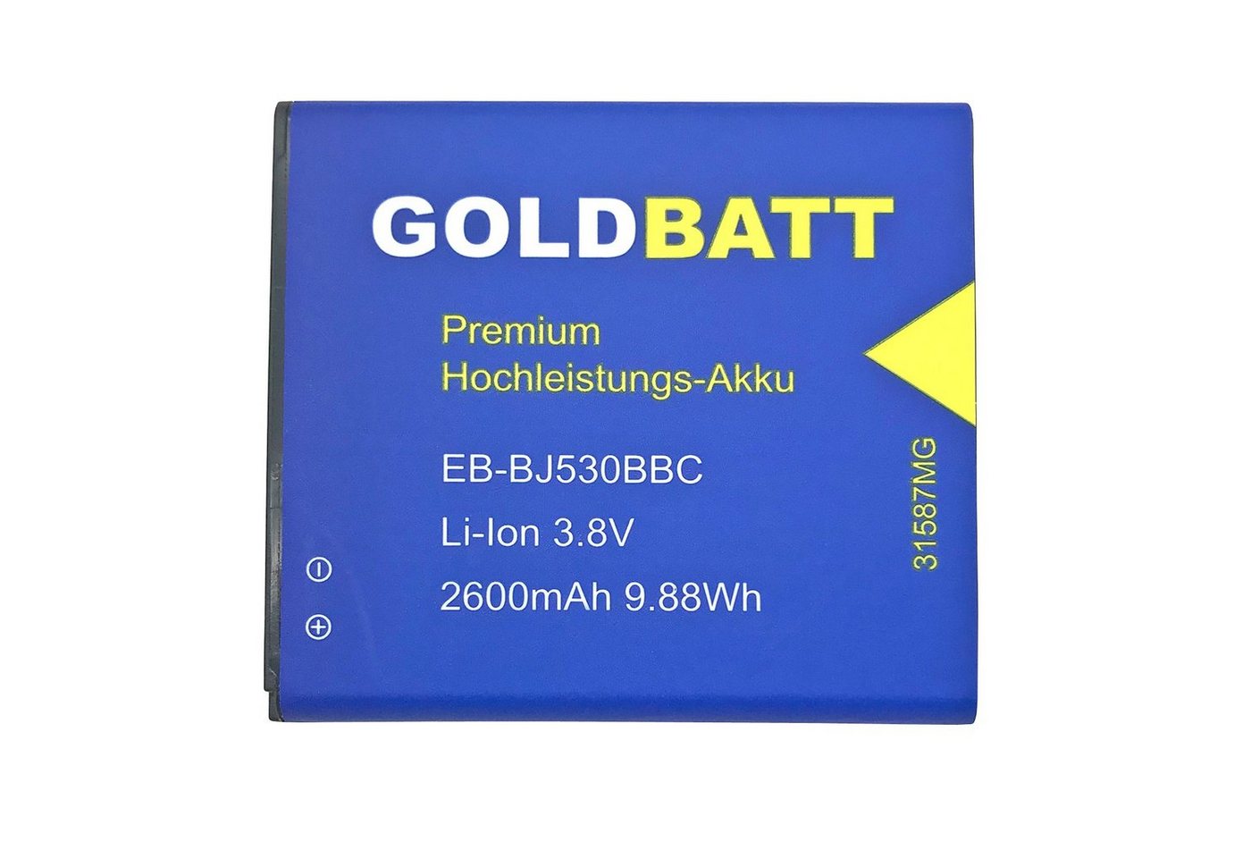 GOLDBATT Akku passend für Samsung J3 Galaxy Grand Prime VE J 5 SMG530F SM-G530F Akku Ersatzakku Akku 2600 mAh (3,8 V, 1 St), 100% kompatibel, optimale Passgenauigkeit von GOLDBATT