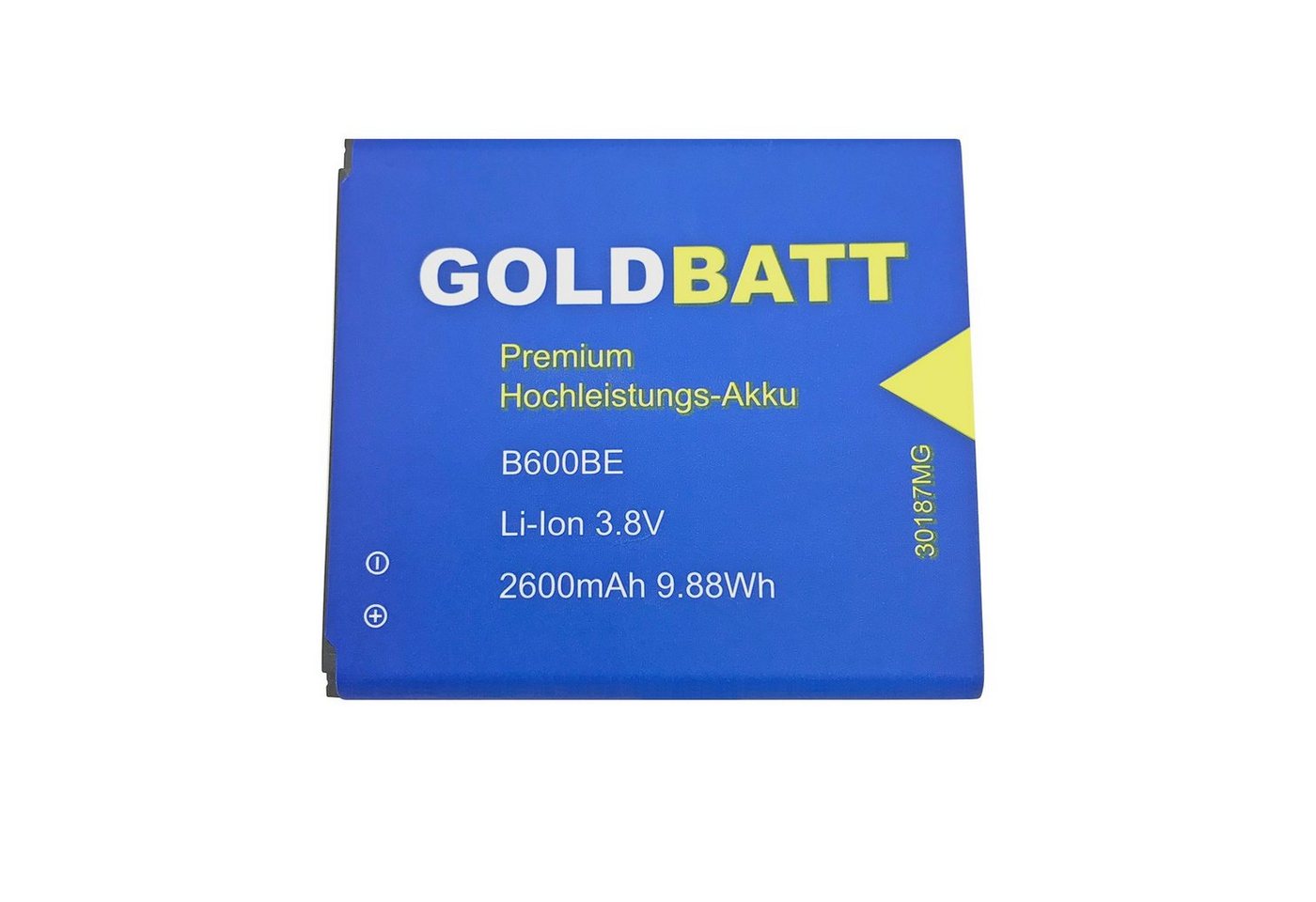 GOLDBATT Akku passend für Samsung für Galaxy S4 (I9505) Altius GTI9500 GT-I9500 GTi9502 LTE SIV Akku Ersatzakku Akku 2600 mAh (3,8 V, 1 St), 100% kompatibel, optimale Passgenauigkeit von GOLDBATT