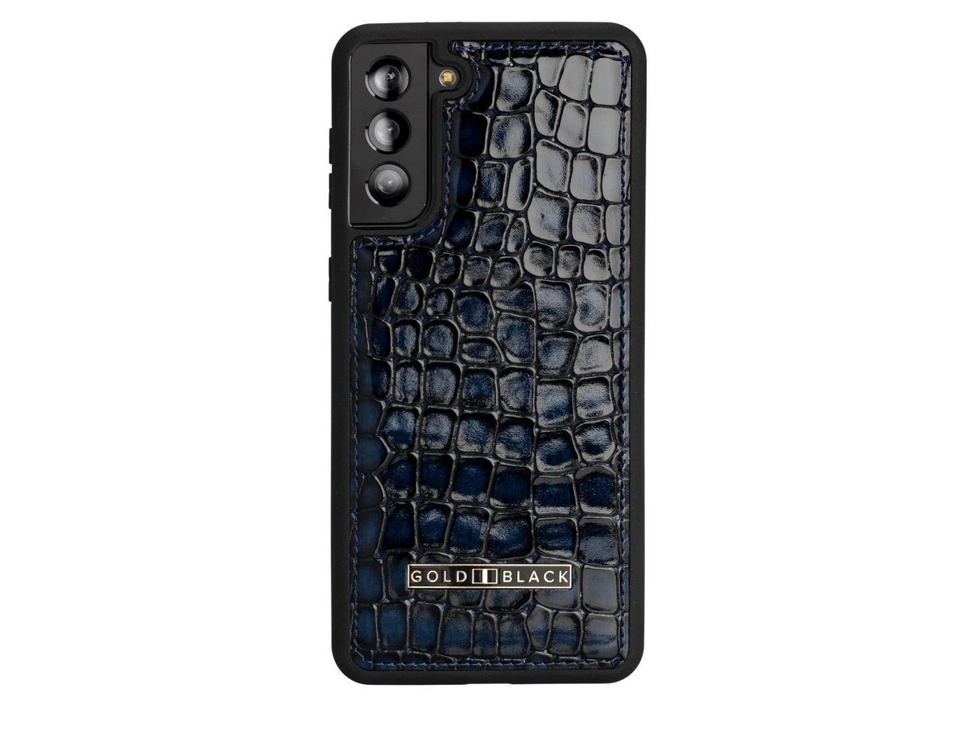 GOLDBLACK Handyhülle Samsung S21 Plus Lederhülle Milano Blau 17,02cm (6,7 Zoll) von GOLDBLACK