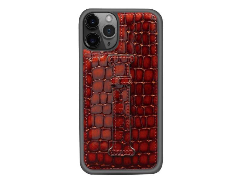 Handyhülle iPHONE 11 PRO LEDERHÜLLE MIT FINGERSCHLAUFE MILANO 14,86 cm (5,85 Zoll) von GOLDBLACK