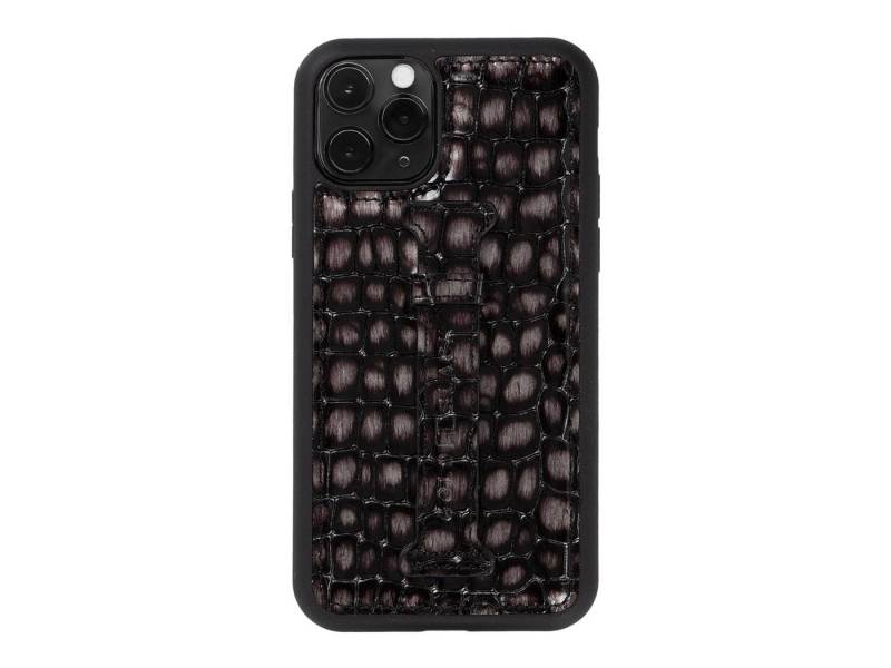 Handyhülle iPHONE 11 PRO LEDERHÜLLE MIT FINGERSCHLAUFE MILANO 14,86 cm (5,85 Zoll) von GOLDBLACK