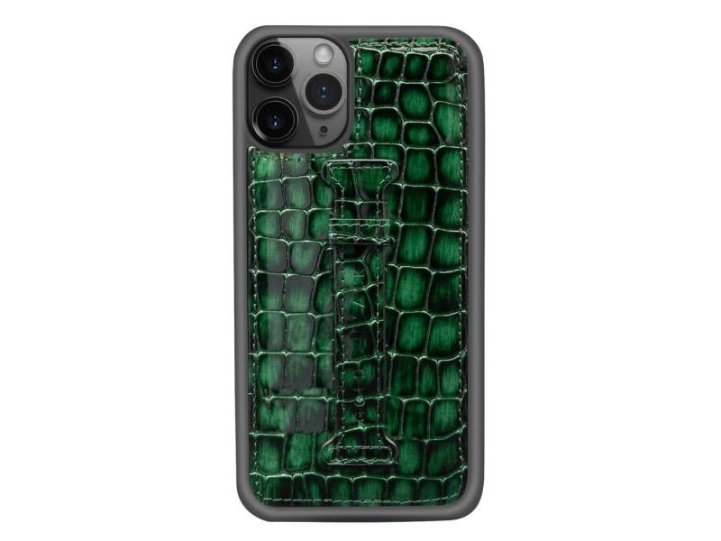 Handyhülle iPHONE 11 PRO LEDERHÜLLE MIT FINGERSCHLAUFE MILANO 14,86 cm (5,85 Zoll) von GOLDBLACK