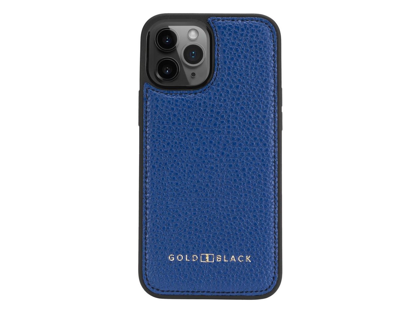 GOLDBLACK Handyhülle iPhone 12 Pro Max Lederhülle Nappa Blau 17 cm (6,7 Zoll) von GOLDBLACK