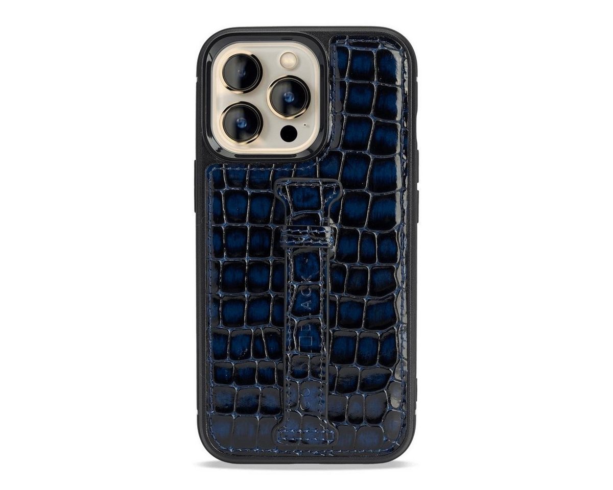 GOLDBLACK Handyhülle iPhone 13 Pro Leder Case mit Fingerschlaufe Milano 15,49 cm (6,10 Zoll) von GOLDBLACK