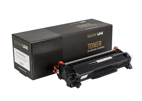 GOLDEN LINE - Toner für Brother DCP-L 2510 D, Tonerkassette Ersatz für Brother TN2410, Ergiebigkeit Tonerkartusche 1200 Seiten, Farbe Schwarz, Kompatibel mit Brother DCP-L 2510 Drucker von GOLDEN LINE