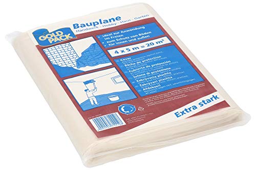 Abdeckplane 89509 Bauplane aus Recycling-LDPE, 4x5 m , Abdeckplane 89509 Bauplane aus Recycling-LDPE, 4x5 m , von GOLDPACK