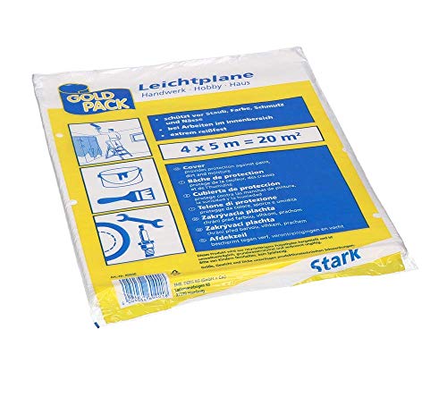 Abdeckplane Leichtplane aus HDPE, 4x5m transparent Abdeckplane Leichtplane aus HDPE, 4x5m transparent von GOLDPACK