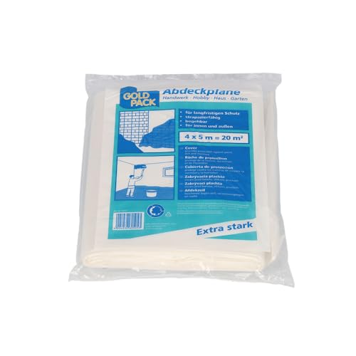 Abdeckplane aus LDPE, 4x5 m,Typ 50, transparent Abdeckplane aus LDPE, 4x5 m,Typ 50, transparent von GOLDPACK