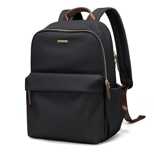 GOLF QUALITY Laptop Rucksack Damen Rucksack mit Laptopfach Anti-Diebstahl Rucksack Damen Klein für 14 Zoll Laptop Schulrucksack Multifunktion Business Notebook Tasche,Schwarz von GOLF QUALITY