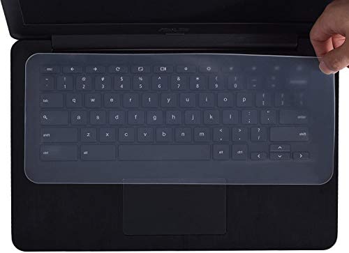 Goliton® Allgemeine Silikon Tastatur Schutzfolie Skin für Notebooks 11.1" 11.6" 12.1" 13.3" 14" 14.1" Zoll von GOLITON