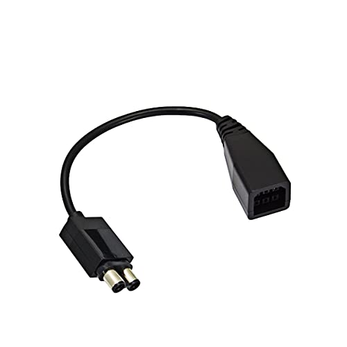 Goliton® Netzteil Stromversorgung Buchse Stecker Adapter Konverter Kabel für Xbox 360 und Xbox ONE - Schwarz von GOLITON